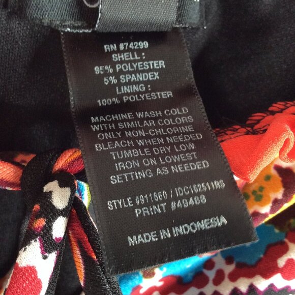 Enfocus Studio Women' Plus Size Maxi Dress 20W Peasant Floral Aztec Off Shoulder - Picture 10 of 10